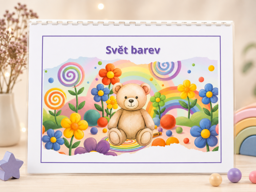 Pracovní sešit: Svět barev– hravé učení pro nejmenší